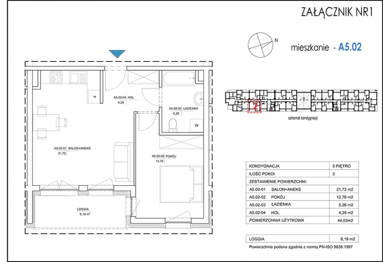 Apartament nr. A5.02